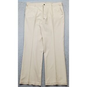 Dunning Golf Pants Mens 40/32 Tan Performance Stretch Regular Fit Straight Leg